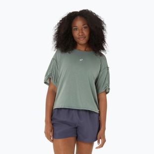 Dámske bežecké tričko ASICS Nagino Run Adjustable Top monument blue