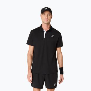 Pánske polo tričko ASICS Court Polo performance black