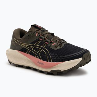 Dámske bežecké topánky ASICS Gel-Trabuco 13 GTX black/lemongrass