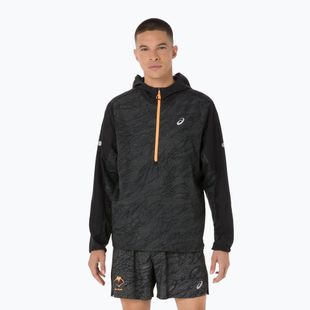 Pánska bežecká bunda ASICS Fujitrail Packable Windbreaker performance black