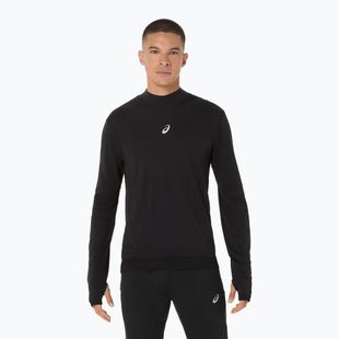 Pánske bežecké tričko longsleeve ASICS Road Winter Seamless performance black