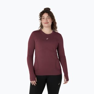 Dámske bežecké tričko longsleeve ASICS Road Seamless LS dark currant/port royal