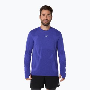 Pánske bežecké tričko longsleeve ASICS Road Seamless LS cobalt burst/eggplant