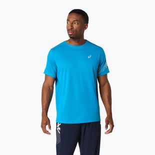 Pánske bežecké tričko ASICS Icon SS Aegean Blue/Cream