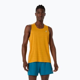 Pánske bežecké tričko ASICS Road Singlet yamabuki