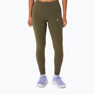 Dámske bežecké legíny ASICS Nagino Run Adjustable Tight dark olive