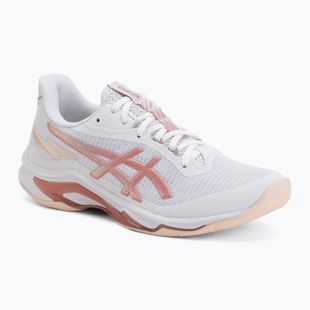 Dámske volejbalové topánky ASICS Netburner Ballistic FF 4 white/rose red