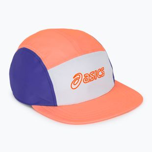 Šiltovka ASICS Performance Running 5 Panel sun coral/brilliant white