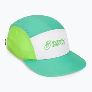 Šiltovka ASICS Performance Running 5 panel aurora green/cream
