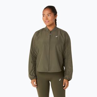 Dámska bežecká bunda ASICS Nagino Run Adjustable dark olive