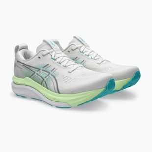 Pánske bežecké topánky ASICS Gel-Kayano 33 white/energy aqua