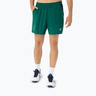 Pánske tenisové šortky ASICS Padel Court 7IN jewel green