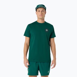 Pánske tenisové tričko ASICS Padel Court Graphic jewel green