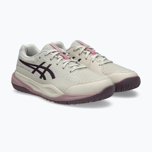 Detské tenisové topánky ASICS Gel-Resolution X GS soft oat/dark aubergine