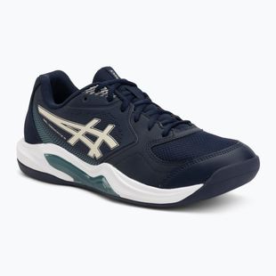 Pánske tenisové topánky ASICS Gel-Dedicate 9 Indoor midnight/oatmeal