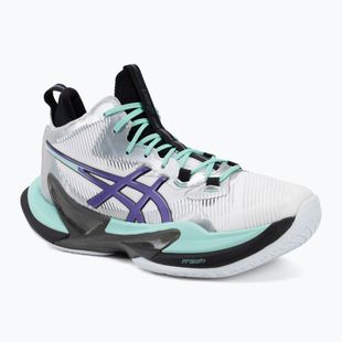 Pánske volejbalové topánky ASICS Metarise 2 white/radiant amethyst