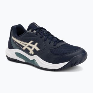 Pánske tenisové topánky ASICS Gel-Dedicate 9 Clay midnight/oatmeal