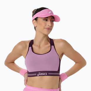 Fitness podprsenka ASICS Game Compression Bra Dark Aubergine/Bubblegum