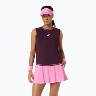 Dámske tenisové tričko ASICS Game Sleeveless Top W dark aubergine