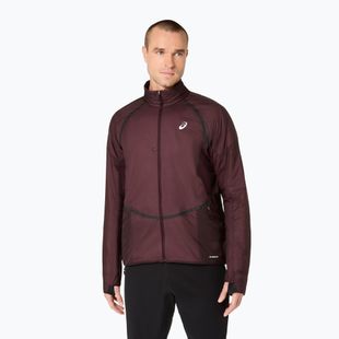 Pánska bežecká bunda ASICS Road Winter Jacket dark currant