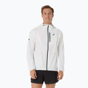 Pánska bežecká bunda ASICS Fujitrail Elite Waterproof Jacket cream