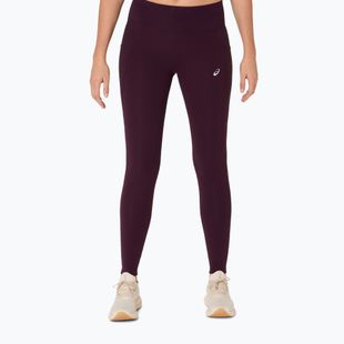 Dámske bežecké legíny ASICS Nagino Run dark aubergine