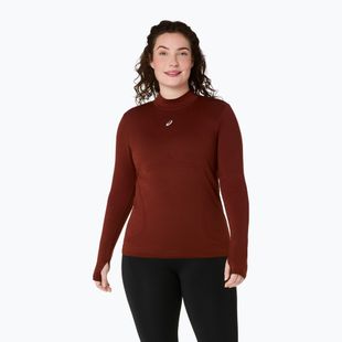 Dámska termo bielizeň ASICS Road Winter Seamless Top singed red