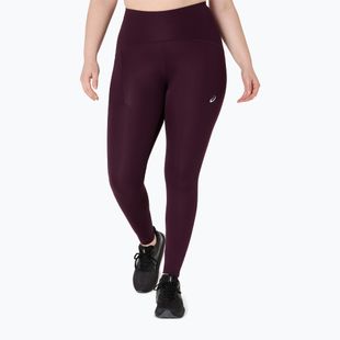 Dámske bežecké legíny ASICS Road High Waist Tight dark aubergine
