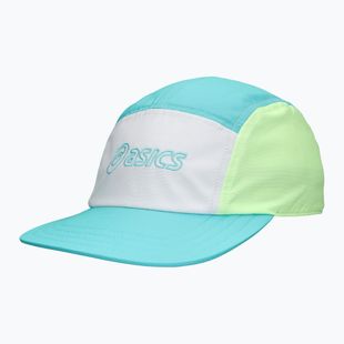 Šiltovka Asics Performance Running 5 Panel Cap Energy Aqua/White