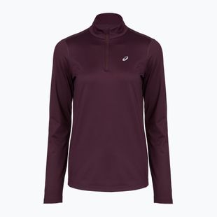 Dámske bežecké tričko longsleeve ASICS Core 1/2 Zip Winter Top dark aubergine