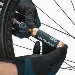 Cyklistická pumpa Topeak Nano AirBooster CO2 čierna T-TNAB-1