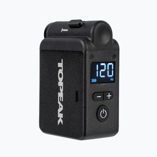 Cyklistická pumpa Topeak E-Booster Digital 7,4V/600mAh 120psi šedá