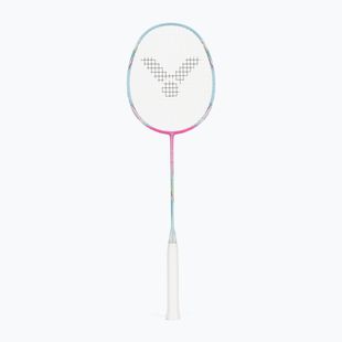 Bedmintonová raketa VICTOR DriveX 6SP QM fluorescent rose-red/light blue