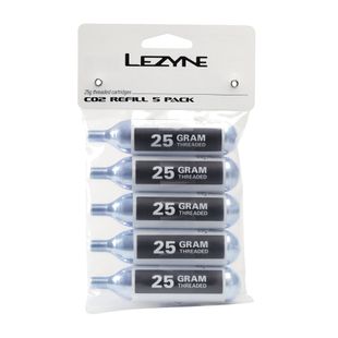 Plynové kazety Lezyne THREADED CO2 5ks. LZN-1-C2-CRTDG-V125P5