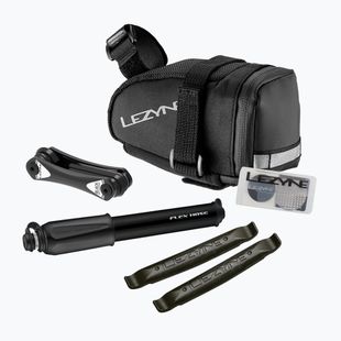 Taška na bicykel pod sedlo + opravná sada Lezyne M-Caddy - Sport Kit 0,5 l black/black
