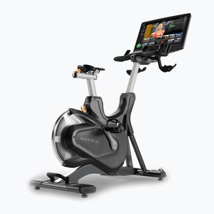 Spinningový bicykel Matrix Fitness Virtual Training Indoor Cycle CXV čierny
