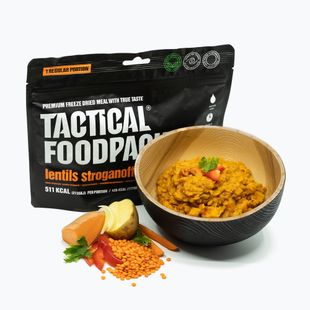 Mrazom sušené potraviny Tactical Foodpack Lentils Strogonoff Vege 120 g