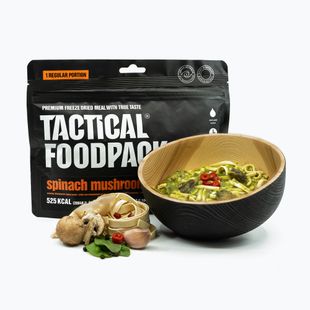 Mrazom sušené potraviny Tactical Foodpack Spinach Mushroom Pasta Vege 110 g