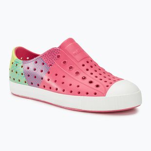 Detská obuv Native NA-12111502 Jefferson Block dazzle pink/shell white/celery maria starfish