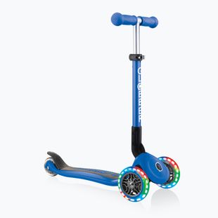 Detská trojkolka Globber Junior Foldable Lights námornícka modrá
