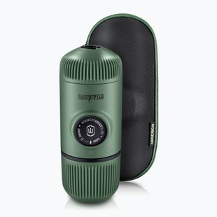 Prenosný kávovar Wacaco Nanopresso 80 ml + puzdro  moss green