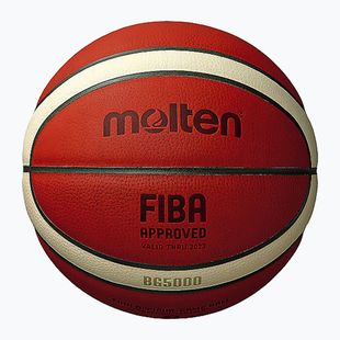 Basketbalová lopta Molten B7G5000 FIBA ​​brown veľkosť 7