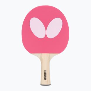 Pálka na stolný tenis Butterfly Logo pink
