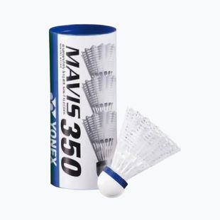 Badmintonové loptičky YONEX Mavis 350 W 3ks white