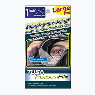 Fólia proti zahmlievaniu masky TUSA Freedom Film Anti-Fog 1WL