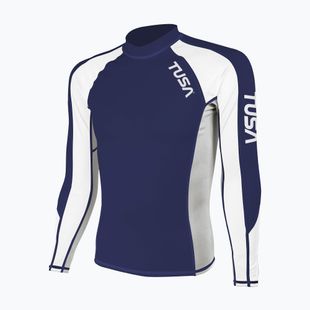 Pánske plavecké tričko longsleeve TUSA Navy blue rashguard