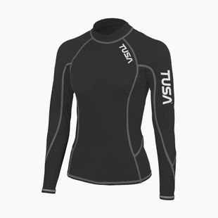 Dámske plavecké tričko longsleeve TUSA Black rashguard