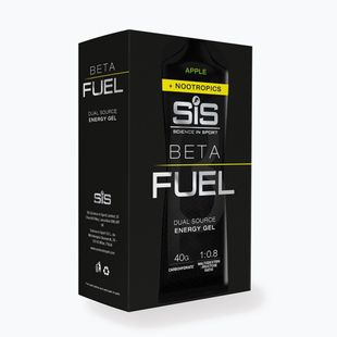 Sada energetických gélov Science in Sport Beta Fuel Energy + Nootropics 6 x 60 ml apple