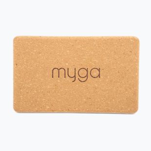 Joga blok Myga Cork Block 2 pcs. brown