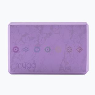 Joga blok Myga Foam Block purple